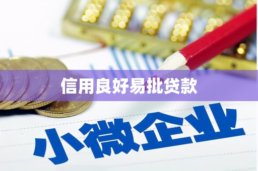 诏安信用良好易批贷款