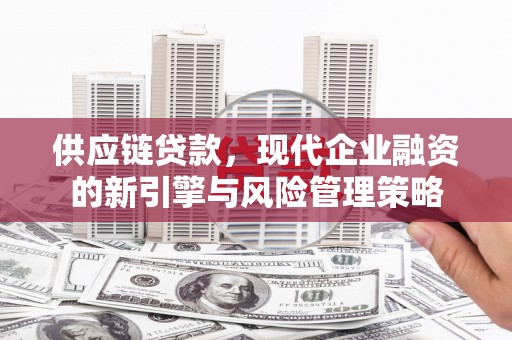 凤凰供应链贷款，现代企业融资的新引擎与风险管理策略