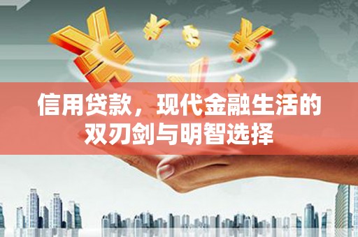 海端信用贷款，现代金融生活的双刃剑与明智选择