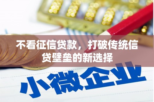 乌兰察布不看征信贷款，打破传统信贷壁垒的新选择