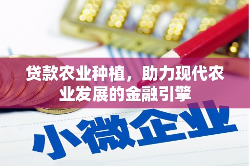 岢岚贷款农业种植，助力现代农业发展的金融引擎