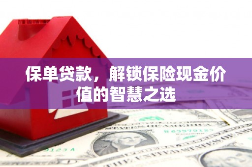 高平保单贷款，解锁保险现金价值的智慧之选