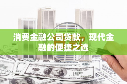沧源消费金融公司贷款，现代金融的便捷之选