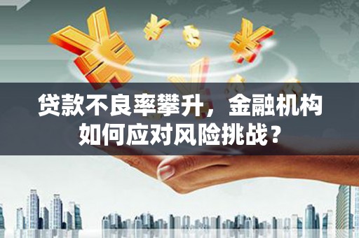 南京贷款不良率攀升，金融机构如何应对风险挑战？