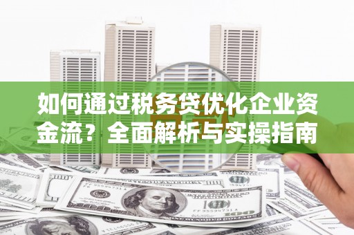 通霄如何通过税务贷优化企业资金流？全面解析与实操指南