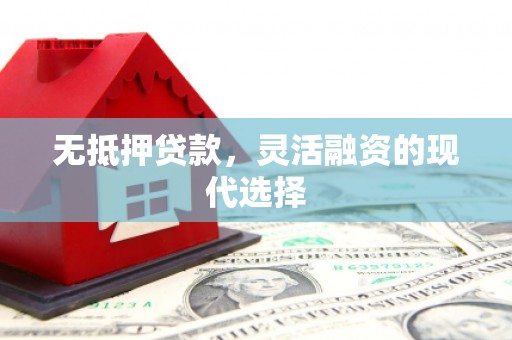 黄山无抵押贷款，灵活融资的现代选择