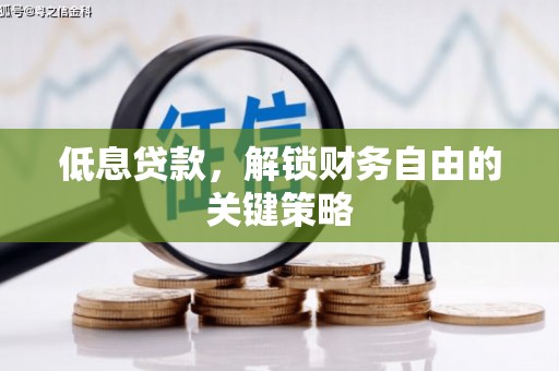 海城低息贷款，解锁财务自由的关键策略
