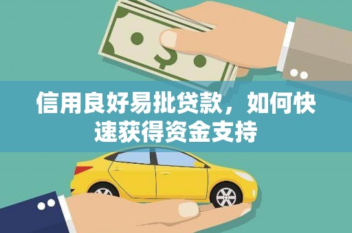 多伦信用良好易批贷款，如何快速获得资金支持